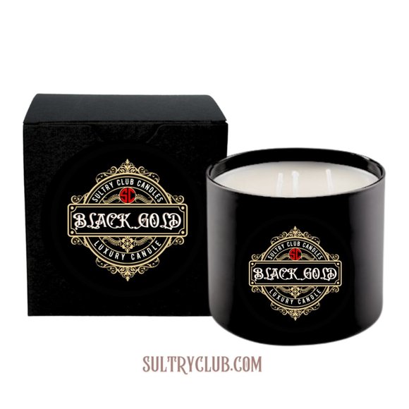 Black Gold Soy Candle - Picture 3 of 10